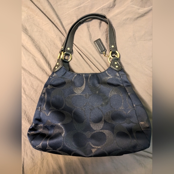 Coach Signature Metallic Campbell Jacquard Buckle Purse - Picture 7 of 17